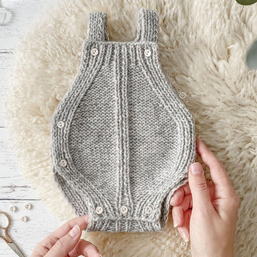 6-12 months - TWISTY Baby Knitted Romper Pattern