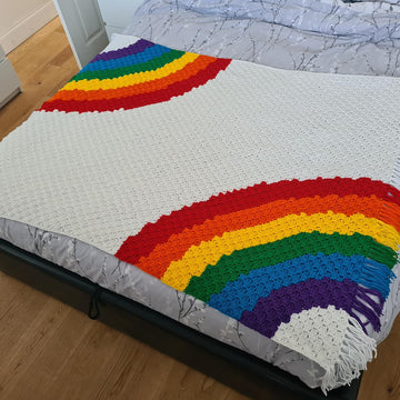 Double Rainbow Blanket