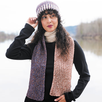 Burke Hat and Scarf in Berroco Stratto