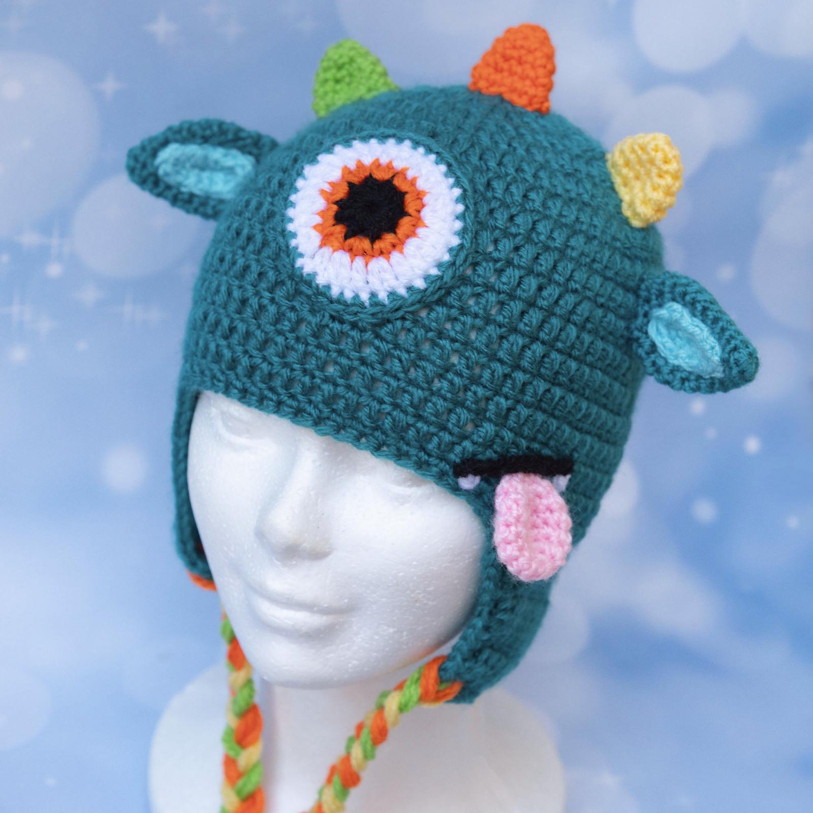 Blue monster hat