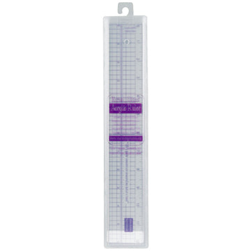 Creative Impressions Acrylic Ruler 12" - Metal Edge