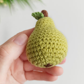 Crochet pear pattern