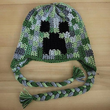 Graphed Beanie - Creeper