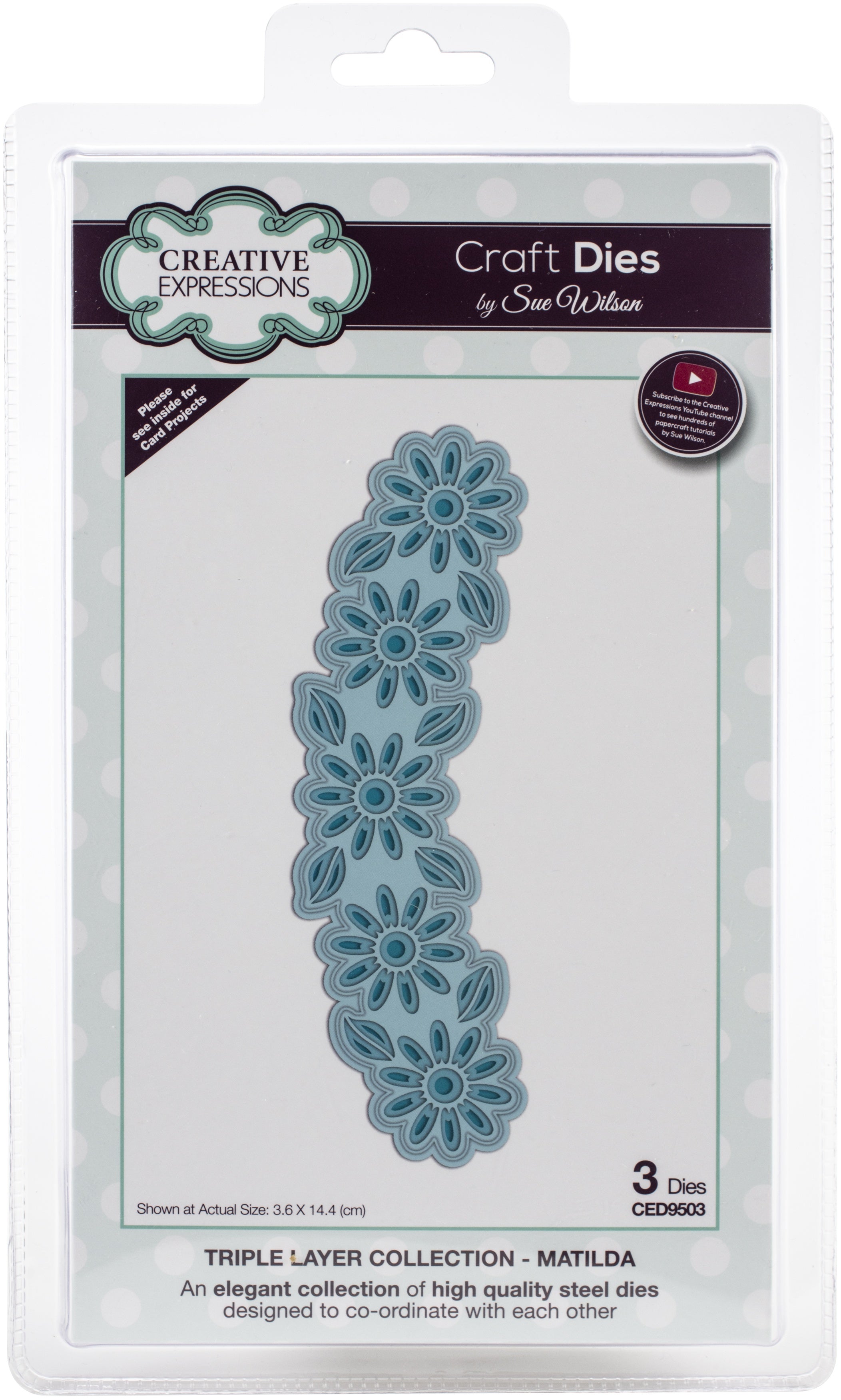 Creative Expressions Craft Dies By Sue Wilson - Triple Layer-Matilda