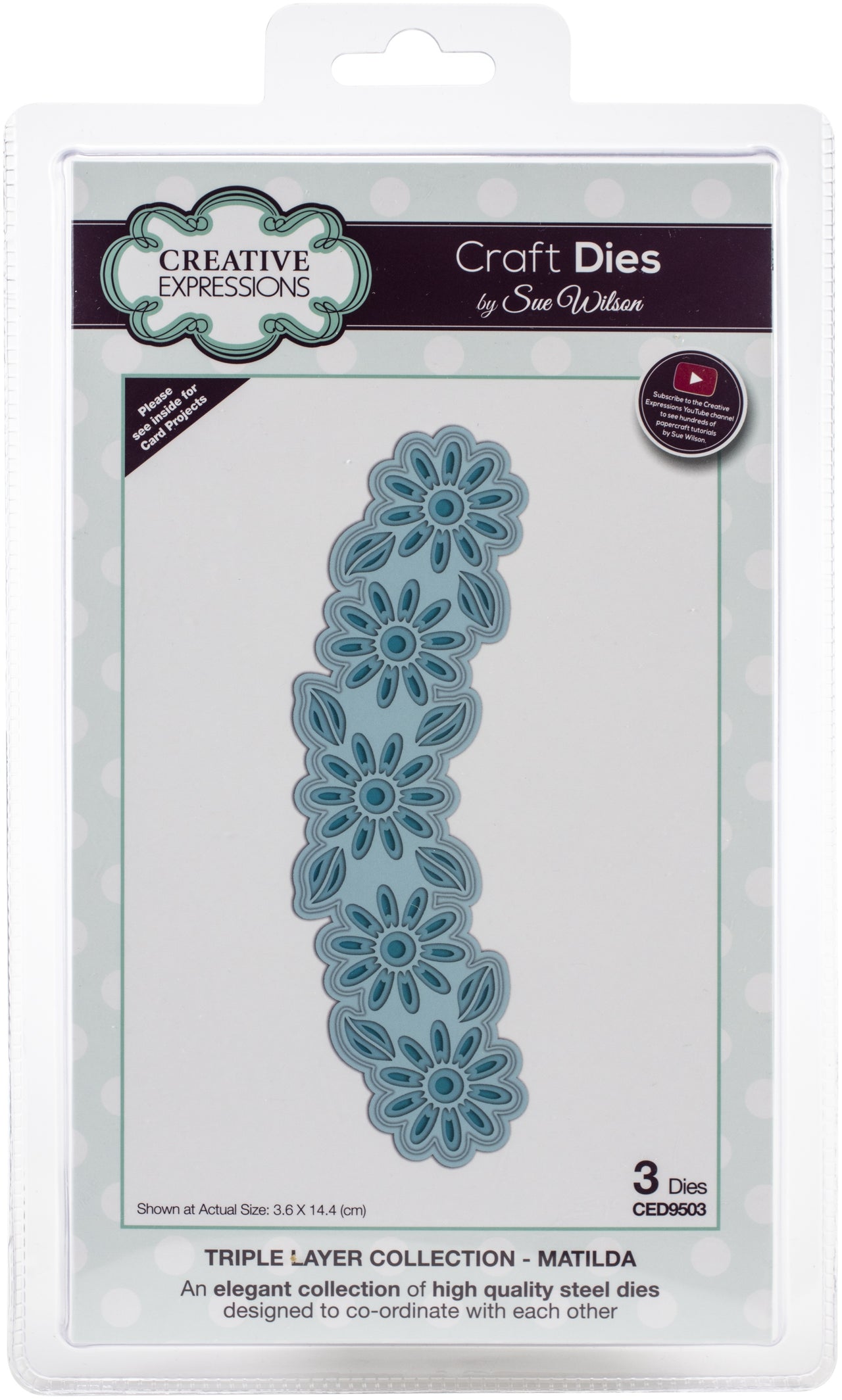 Creative Expressions Craft Dies By Sue Wilson - Triple Layer-Matilda