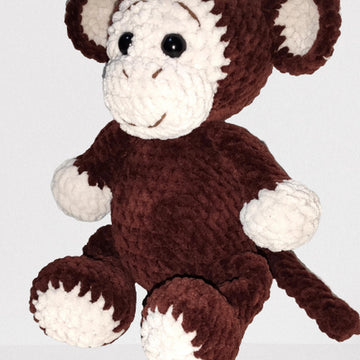 Monkey crochet pattern - amigurumi monkey - cute crochet pattern