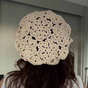 Floral Lace Beret