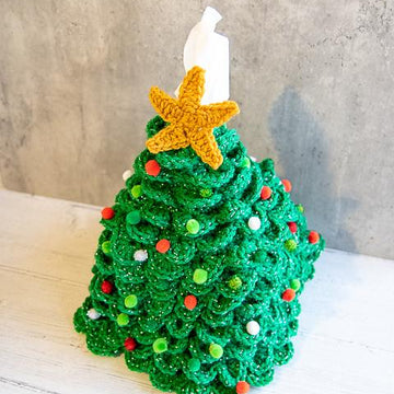 Christmas Tree Tissue Box Cover