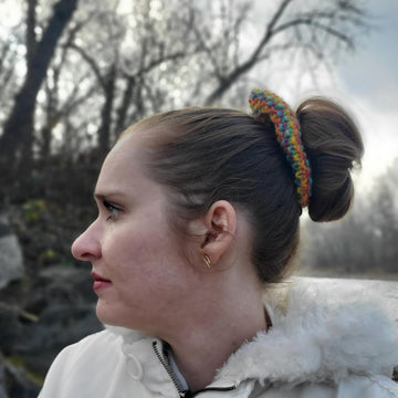 Rainbow Scrunchies