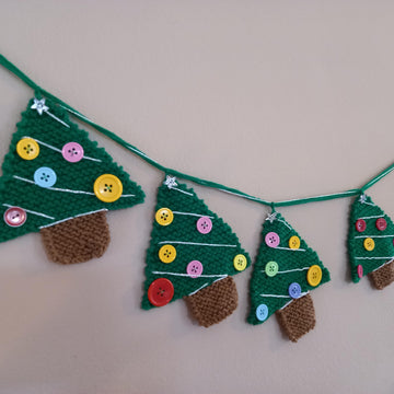 Festive Bunting Christmas Trees