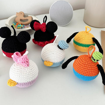 Classic Cartoon Friends Inspired Christmas Ornament Crochet Pattern Bundle PDF