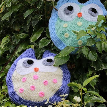 Crochet Pattern owl pillow  #321