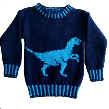 Velociraptor Dinosaur Sweater
