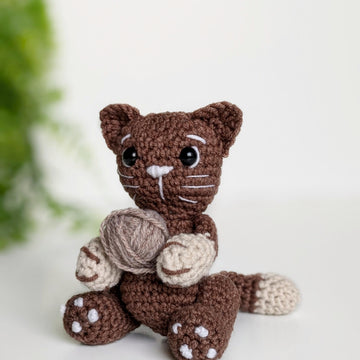 Crochet kitty cat amigurumi pattern pattern, easy crochet animal pattern