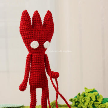 Three-Horned Yarny Spirit – Crochet Fanart Pattern (Digital PDF)