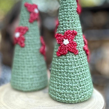 Christmas Poinsettia Tree