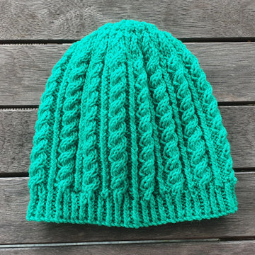 Sally - 8ply cable beanie