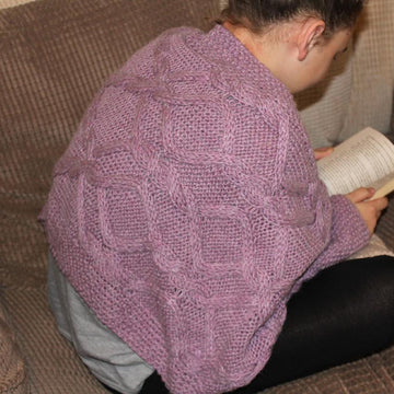 Clodah Cabled Wrap