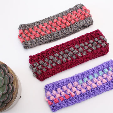 Puff Stitch Ear Warmer