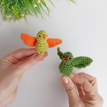 Crochet birds pattern, amigurumi bird pattern
