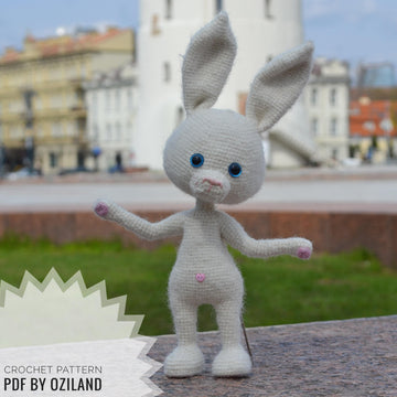Crochet Amigurumi Pattern: Little Bunny doll