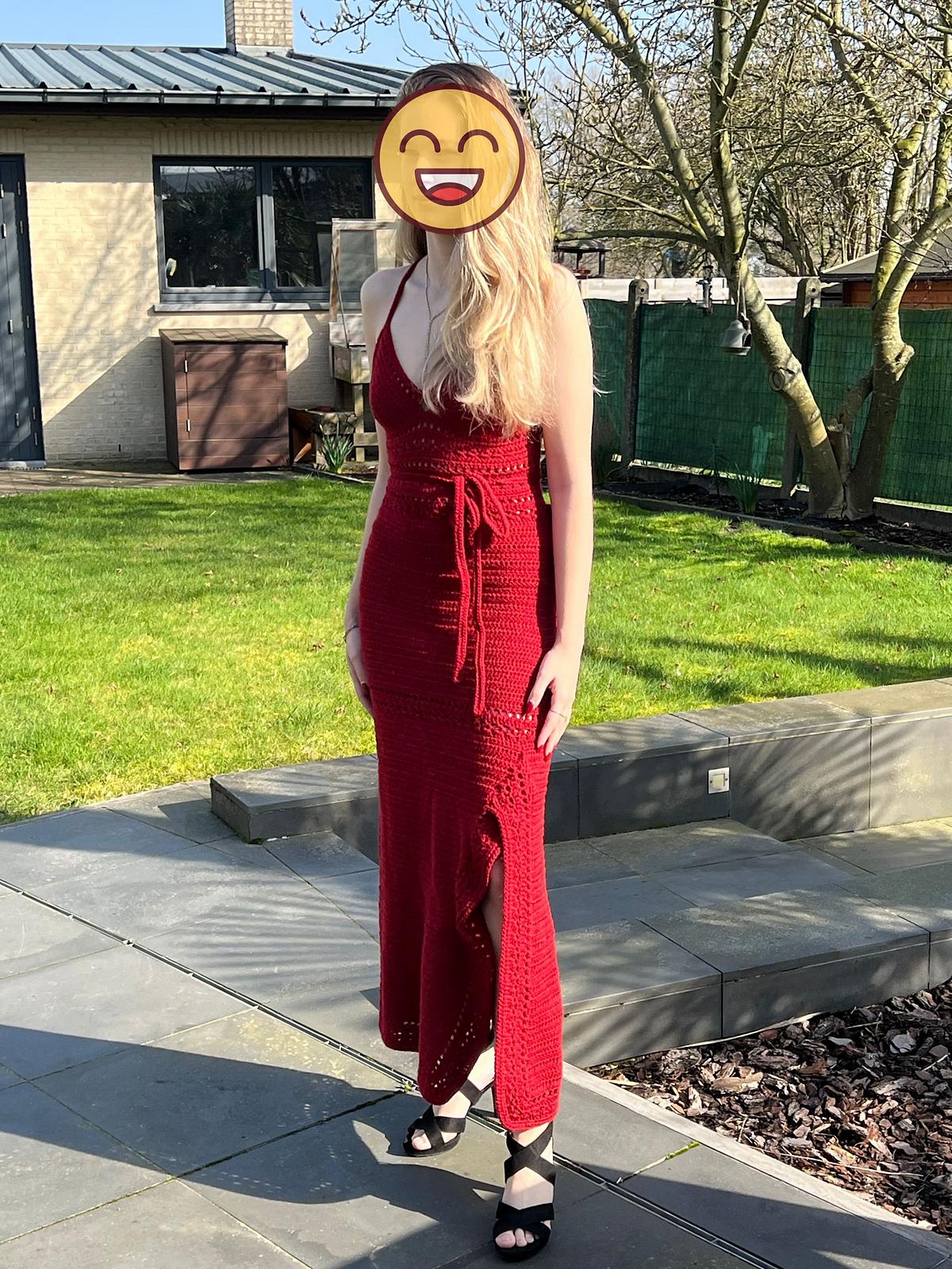 Open-Back Bow Dress