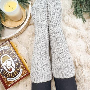 Snowdrift Wheat Slipper Socks