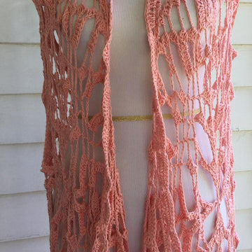 Cascading Cardigan Vest