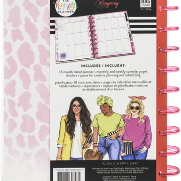 Happy Planner 18-Month Dated Medium Planner 7.75"X9.75" - Rongrong Slay Today, Jul