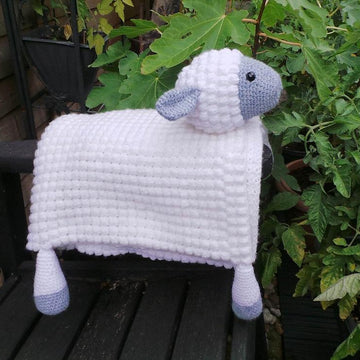 3 in 1 Farm Sheep Folding Baby Blanket
