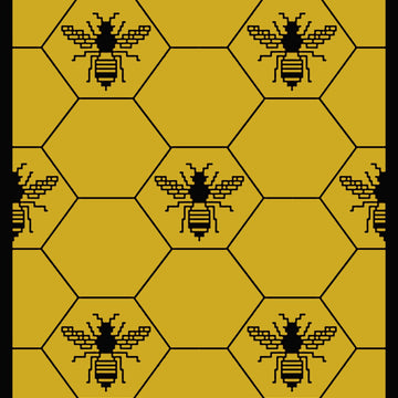 Honeycomb Bee Hive Blanket