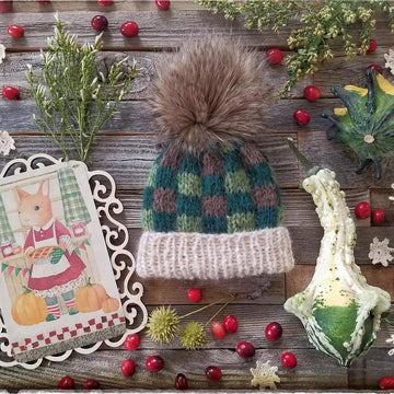 Cranberry Pie Worsted Hat