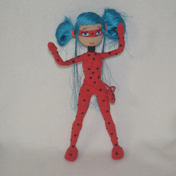 Crochet Pattern Ladybug Amigurumi doll