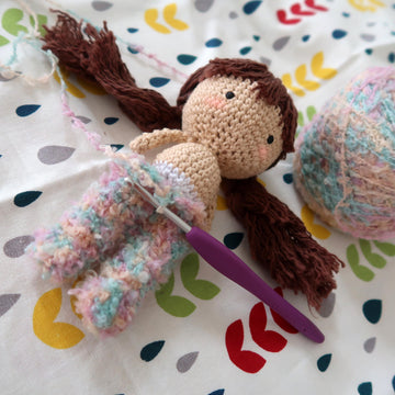 Cute Bunny Jumpsuit For Crochet Doll