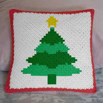 Christmas Tree Pillow Mini C2C