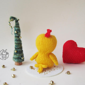 Chick with heart