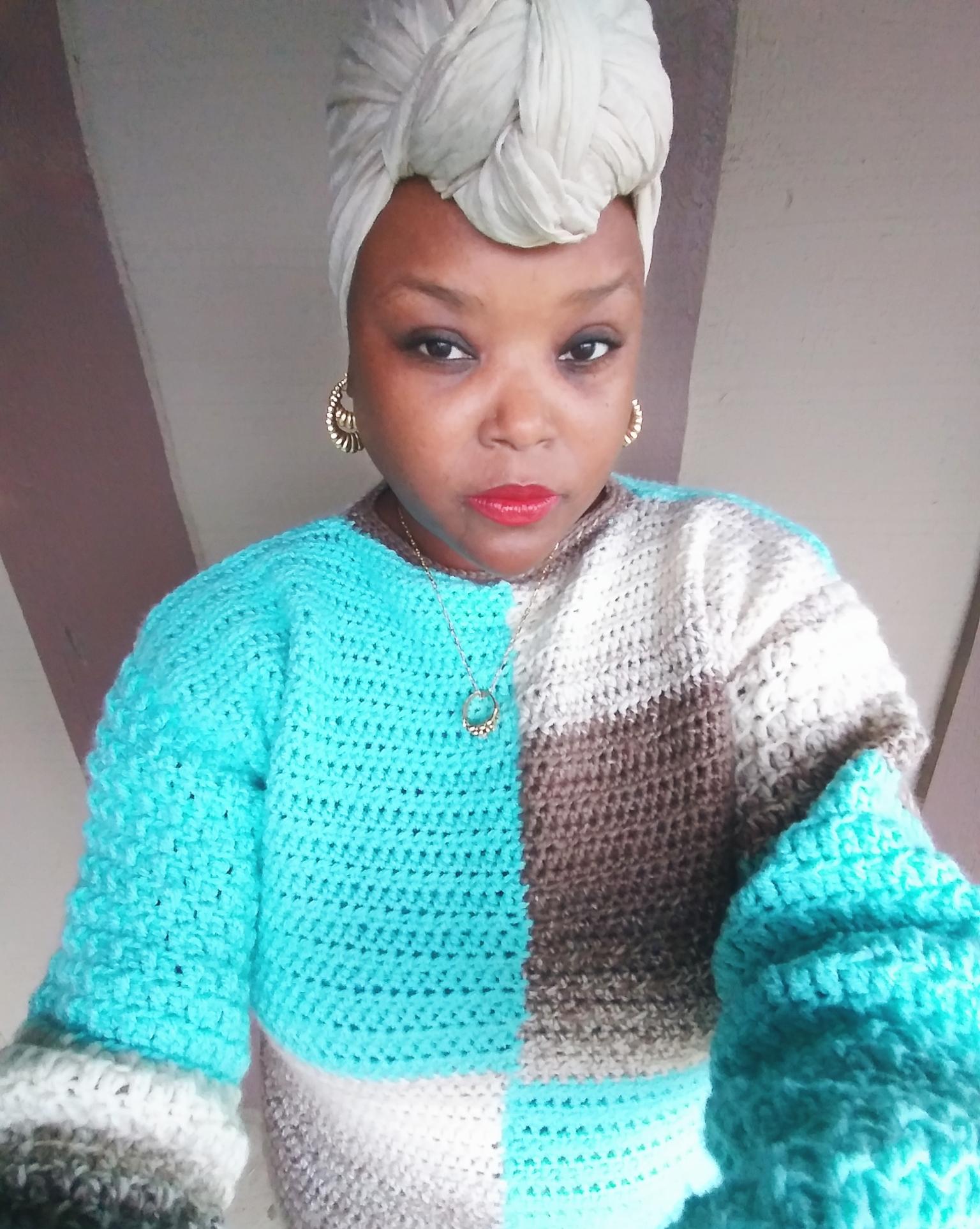 Cross Color Sweater