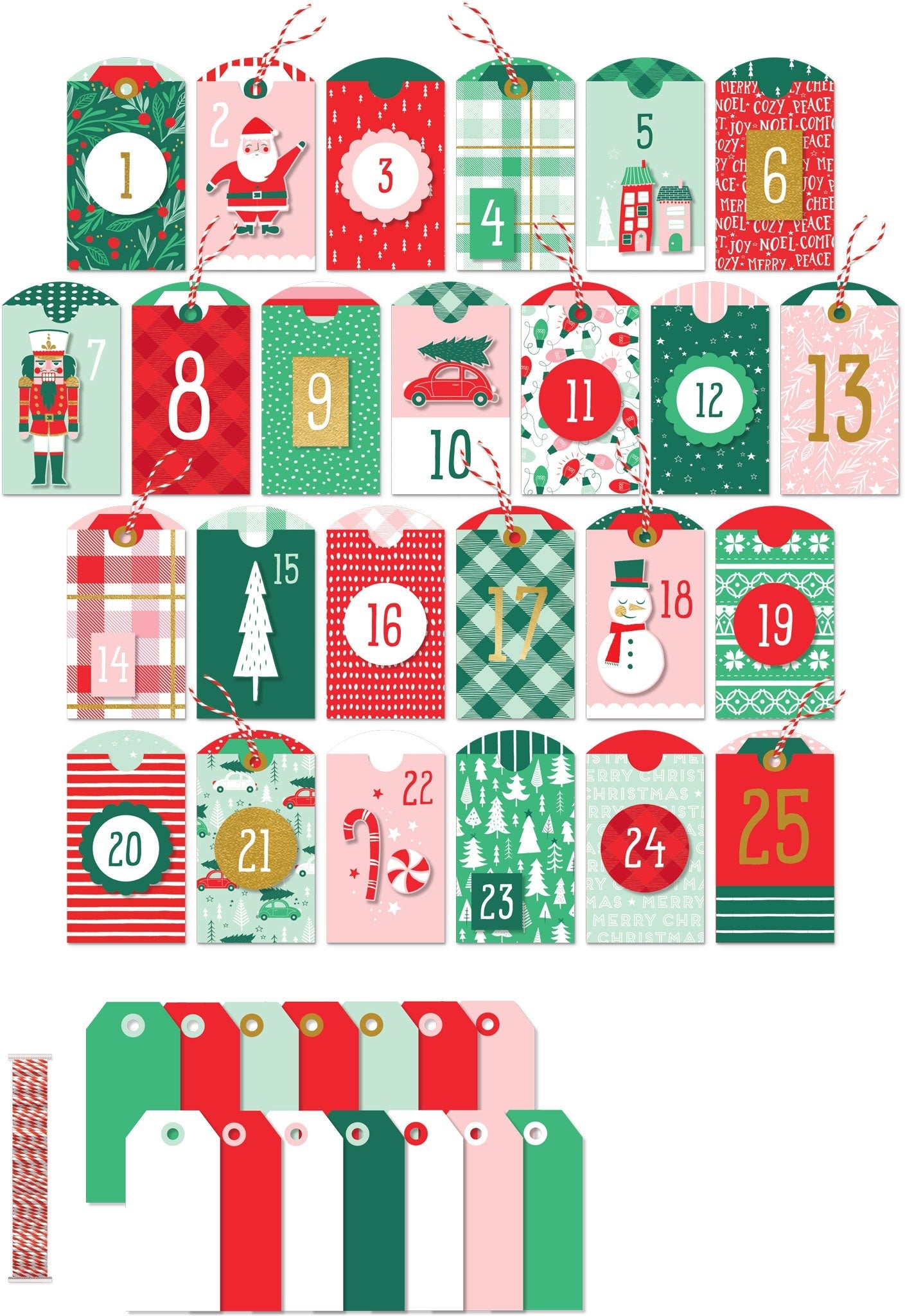 My Minds Eye Holly Jolly Advent Kit - 600791