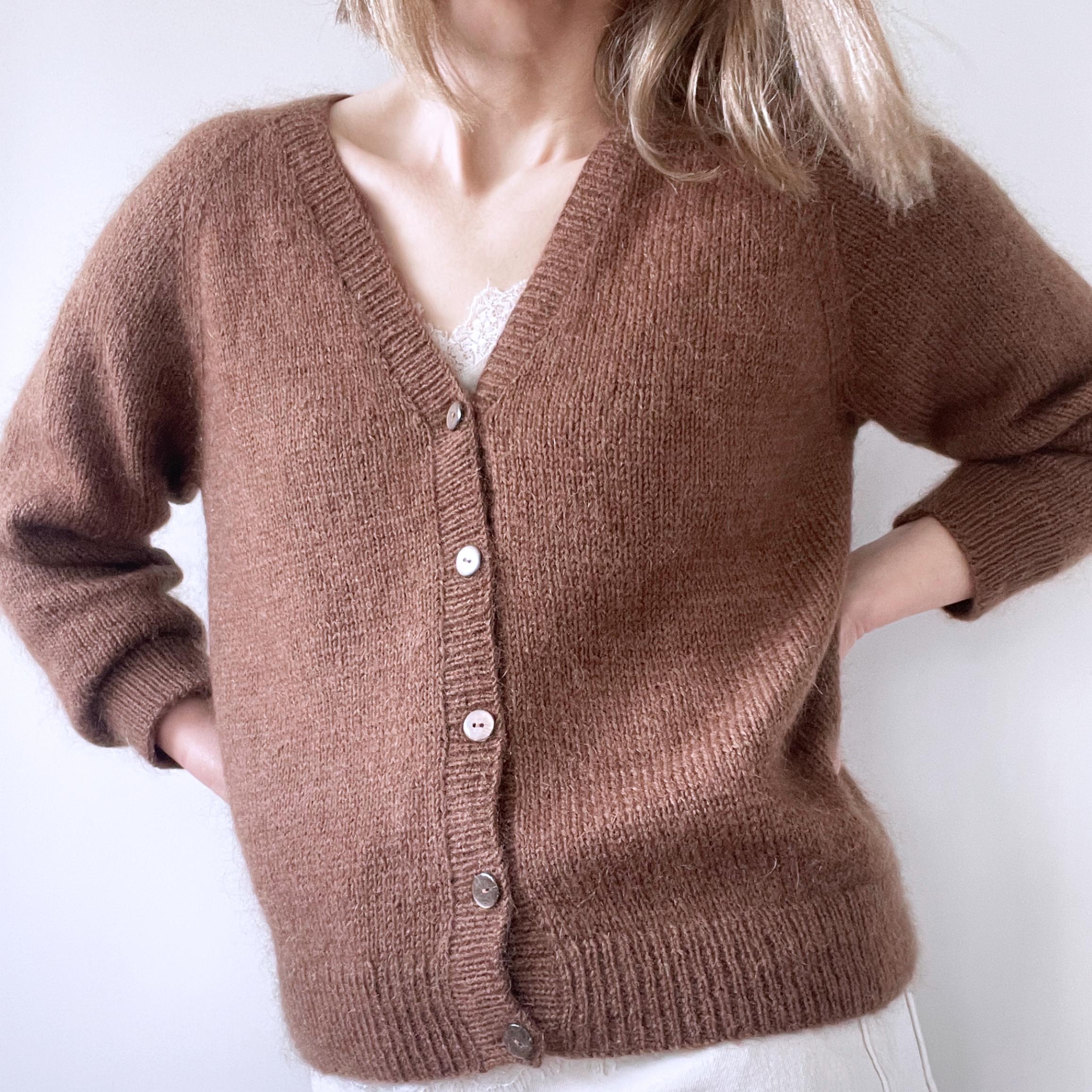 Basic V Neck Cardigan