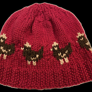 Toddler/child Beanie with Chickens