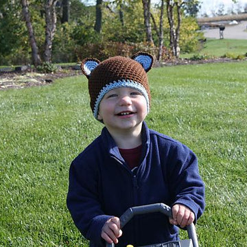 Crochet Bear Beanie