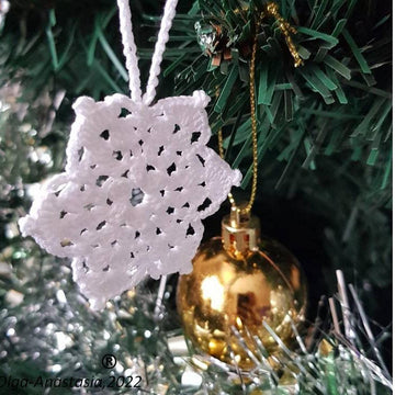 Crochet snowflake 13