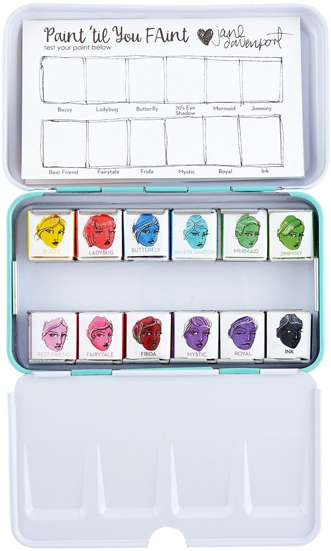 Spellbinders Jane Davenport Watercolor Palette Set - Brights