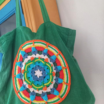 Crochet Mandala | Crochet Doily | Hexie Splash