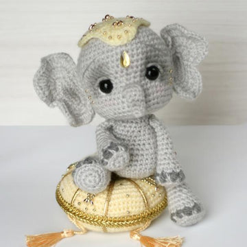 Elil the Chibi Elephant Amigurumi