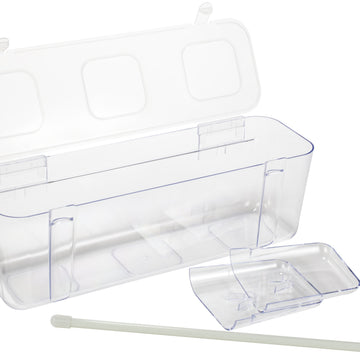 Deflecto Acrylic Ribbon Dispenser - Clear, 13.3"Wx4.4"Hx4.2"D