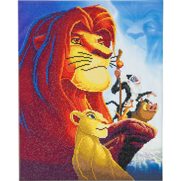 Crystal Art The Lion King Medley, 40x50cm Diamond Painting Kit
