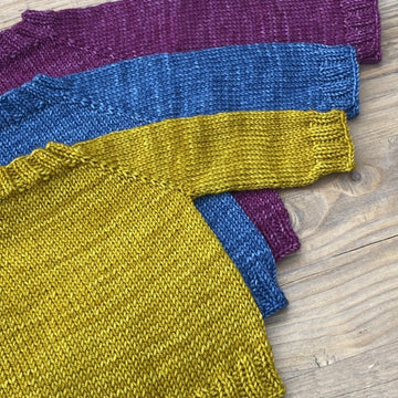 Top Down Simple Malabrigo Jumper