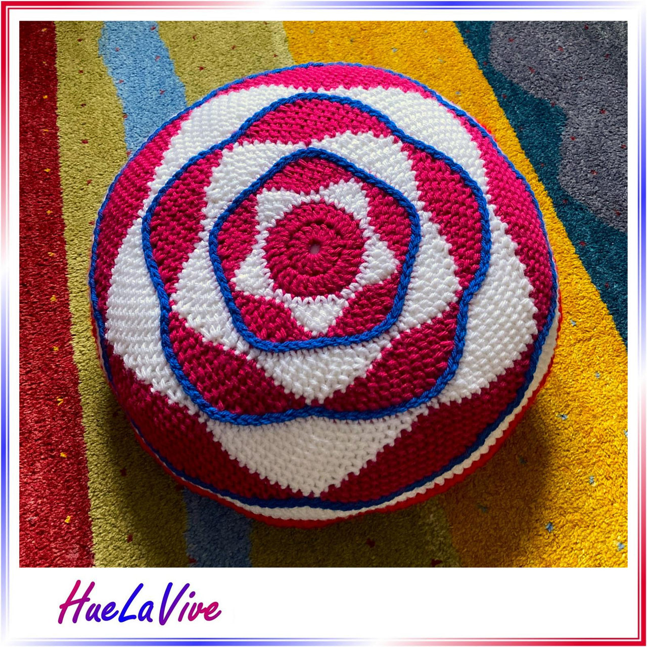 Round Pillow I by HueLaVive