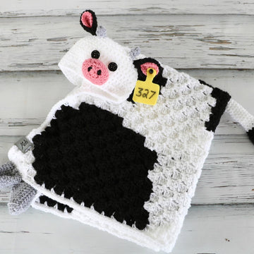 Hooded Cow Blanket